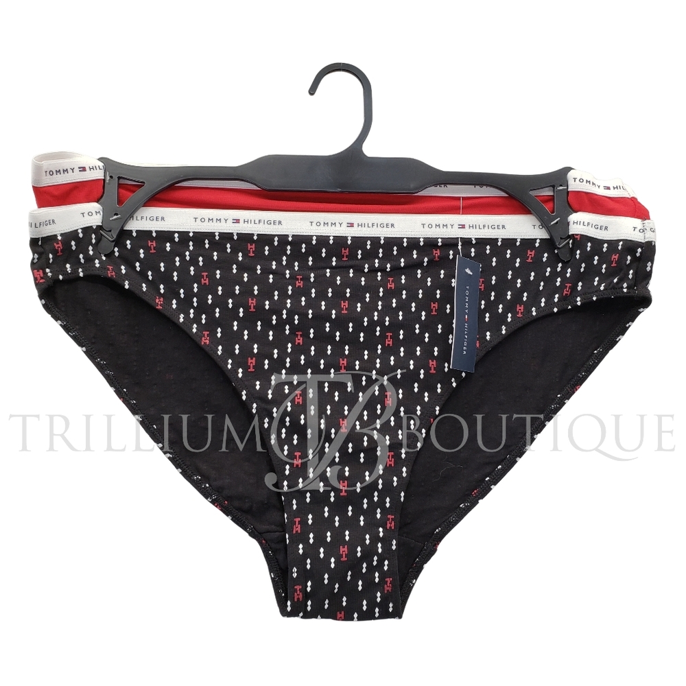Tommy Hilfiger Women's Hipster Underwear Panties Intimates 2 Pairs 1X NEW